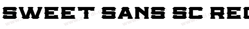 Sweet Sans SC Regula字体转换